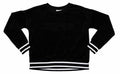 DKNY Sport Boxy Fit Velour Long Sleeve Raised Logo Pullover Sweatshirt by Vanessa Jane