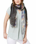 Cejon Orchid Bloom Ombre Chiffon Scarf by Vanessa Jane