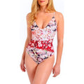Rachel Rachel Roy Womens Floral Print Halter One-Piece Swimsuit by Vanessa Jane