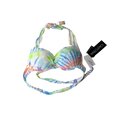 California Waves Tie-Dye Underwire Push-Up Bikini Top, Size Medium by Vanessa Jane
