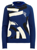 Lauren Ralph Lauren Embroidered Logo Sweater, Size Medium by Vanessa Jane