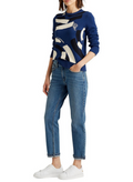 Lauren Ralph Lauren Embroidered Logo Sweater, Size Medium by Vanessa Jane