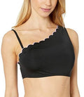 Kate Spade New York Contrast Scalloped One-Shoulder Bikini Top, Size Large by Vanessa Jane