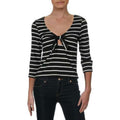 Ultra Flirt Juniors Tie-Front Rib-Knit Tank Top by Vanessa Jane