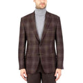 Lauren Ralph Lauren Mens Ultra Flex Plaid Sport Coat – Brown Plaid, Size 38R by Vanessa Jane