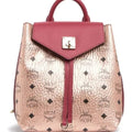 MCM Colorblock Leather Backpack by Vanessa Jane