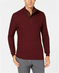 Tasso Elba Mens Supima Mock-Neck Textured Sweater by Vanessa Jane