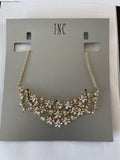 Inc International Concepts Gold-Tone Crystal & Imitation Pearl Flower Statement by Vanessa Jane