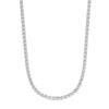 16 CTW Lab Grown Diamond Tennis Necklace – 14kt White Gold, 18’’