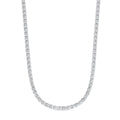 16 CTW Lab Grown Diamond Tennis Necklace – 14kt White Gold, 18’’ by DailySale