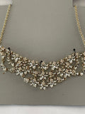 Inc International Concepts Gold-Tone Crystal & Imitation Pearl Flower Statement by Vanessa Jane