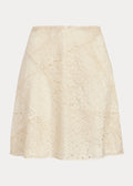 Lauren Ralph Lauren Womens Patchwork Lace Skirt, Size 12 Winter Cream by Vanessa Jane