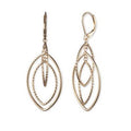 Anne Klein Gold-Tone Orbital Drop Extra Large Earrings by Vanessa Jane