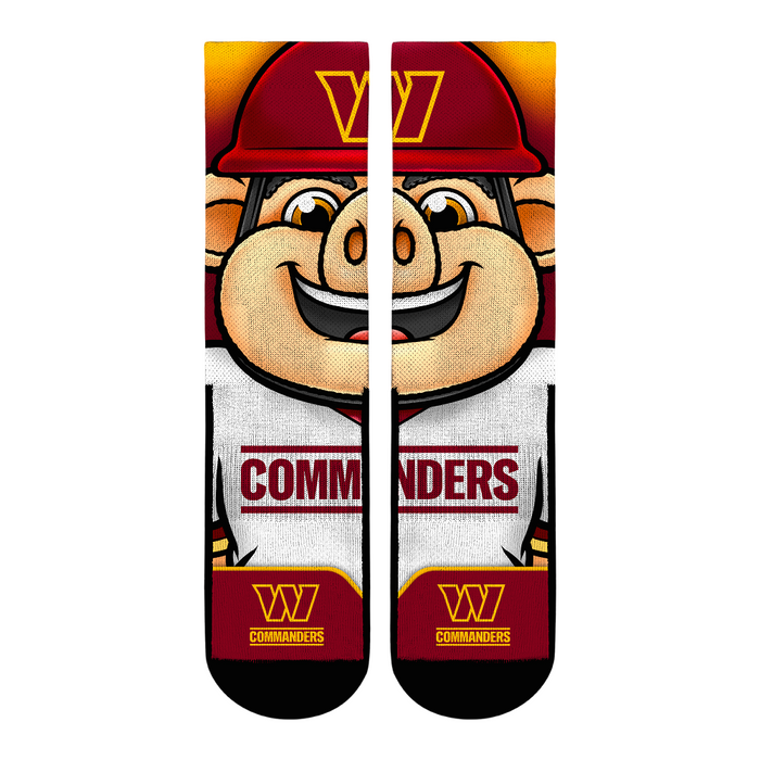 Washington Commanders - Split Face Mascot by Rock 'Em Socks