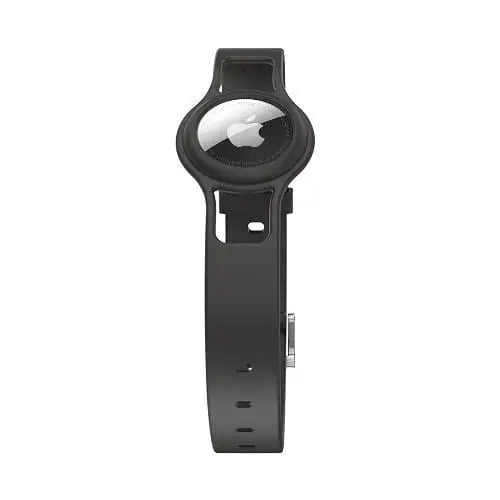 Sahara Black Silicone Dog Collar - Apple AirTag = AT00017 by Zerodamage Sahara Case LLC