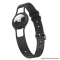 Sahara Black Silicone Dog Collar - Apple AirTag = AT00017 by Zerodamage Sahara Case LLC