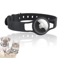 Sahara Black Silicone Dog Collar - Apple AirTag = AT00017 by Zerodamage Sahara Case LLC