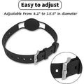 Sahara Black Silicone Dog Collar - Apple AirTag = AT00017 by Zerodamage Sahara Case LLC