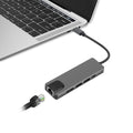 SaharaCase 5-in-1 USB-C Hub with Ethernet – Multiport Adapter with 4K HDMI, 100W PD Charging, and RJ45 – For MacBook & PC by Zerodamage Sahara Case LLC