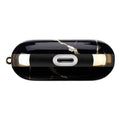 Black Luxury Marble Case - Apple AirPods Pro (1st Generation) by Zerodamage Sahara Case LLC