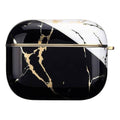 Black Luxury Marble Case - Apple AirPods Pro (1st Generation) by Zerodamage Sahara Case LLC