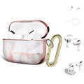 Luxury Rose Gold Marble Case - AirPods Pro (1st Generation) by Zerodamage Sahara Case LLC
