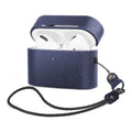 Retro Blue Leather Case - Apple AirPods Pro (1st Generation) by Zerodamage Sahara Case LLC