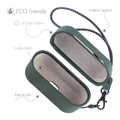 Retro Royal Green Leather Case - Apple AirPods Pro (1st Generation) by Zerodamage Sahara Case LLC