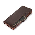 Folio Wallet Brown Vegan Leather Case - Samsung Galaxy S21 Ultra by Zerodamage Sahara Case LLC