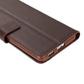 Folio Wallet Brown Vegan Leather Case - Samsung Galaxy S21 Ultra by Zerodamage Sahara Case LLC