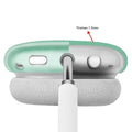 Hybrid-Flex Transparent Green Case - Apple AirPods Max by Zerodamage Sahara Case LLC