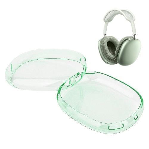 Hybrid-Flex Transparent Green Case - Apple AirPods Max by Zerodamage Sahara Case LLC