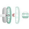 Hybrid-Flex Transparent Green Case - Apple AirPods Max by Zerodamage Sahara Case LLC