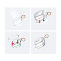 Hybrid Flex Shiny White Case - Samsung Galaxy Buds Live, Buds Pro, and Buds2 Pro by Zerodamage Sahara Case LLC