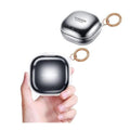 Hybrid Flex Shiny Charcoal - Samsung Galaxy Buds Live, Buds Pro, and Buds2 Pro by Zerodamage Sahara Case LLC