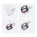 Hybrid Flex Shiny Charcoal - Samsung Galaxy Buds Live, Buds Pro, and Buds2 Pro by Zerodamage Sahara Case LLC