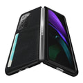 Leather Series Case for Samsung Galaxy Z Fold2 5G (Fold 2- Black by Zerodamage Sahara Case LLC