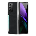 Leather Series Case for Samsung Galaxy Z Fold2 5G (Fold 2- Black by Zerodamage Sahara Case LLC