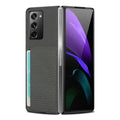 Leather Series Case for Samsung Galaxy Z Fold2 5G (Fold 2 - Gray by Zerodamage Sahara Case LLC
