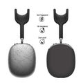 Black Liquid Silicone Cover Case - Apple AirPods Max by Zerodamage Sahara Case LLC