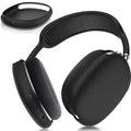 Black Liquid Silicone Cover Case - Apple AirPods Max by Zerodamage Sahara Case LLC