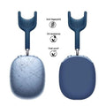 Blue Liquid Silicone Cover Case - Apple AirPods Max by Zerodamage Sahara Case LLC