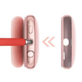 Pink Liquid Silicone Cover Case - Apple AirPods Max by Zerodamage Sahara Case LLC