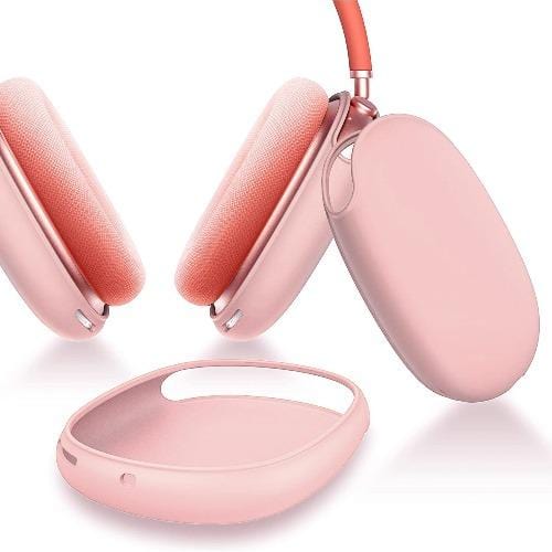 Pink Liquid Silicone Cover Case - Apple AirPods Max by Zerodamage Sahara Case LLC