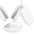 White Liquid Silicone Cover Case - Apple AirPods Max by Zerodamage Sahara Case LLC