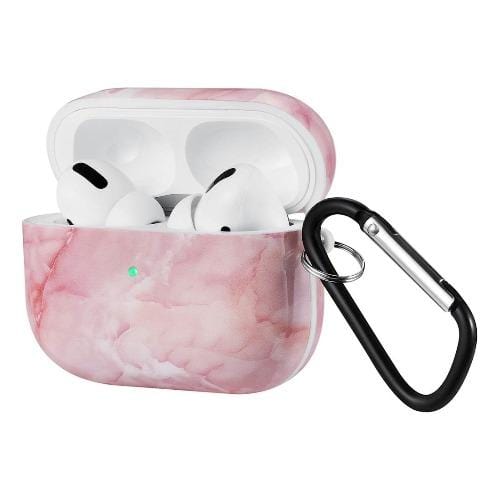 Pink Marble Case - Apple AirPods Pro (1st Generation) by Zerodamage Sahara Case LLC