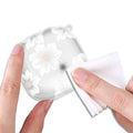 Marble Series Clear Hibiscus Case - Samsung Galaxy Buds Live, Buds Pro, and Buds2 Pro by Zerodamage Sahara Case LLC