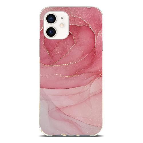 Red Marble Series Case - iPhone 12 mini by Zerodamage Sahara Case LLC