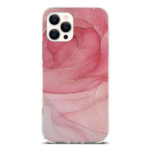 Red Marble Series Case - iPhone 12 Pro Max by Zerodamage Sahara Case LLC