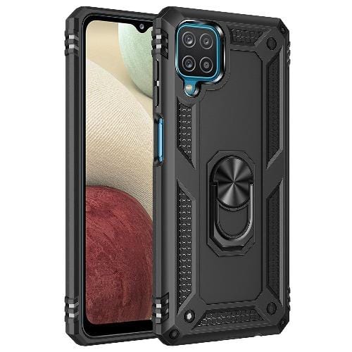 Military Kickstand Case - Samsung Galaxy A12 (2021) by Zerodamage Sahara Case LLC